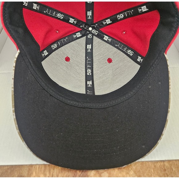 Arizona Cardinals Hat 7 3/8 Salute To Service New Era 59Fifty Camo NFL Football - Picture 5 of 5